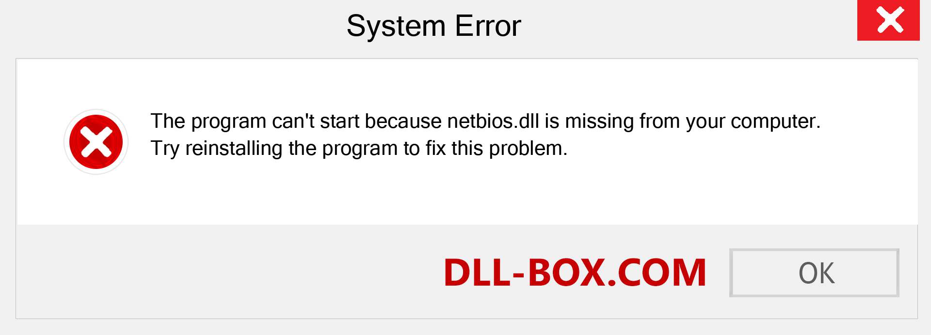  netbios.dll file is missing?. Download for Windows 7, 8, 10 - Fix  netbios dll Missing Error on Windows, photos, images